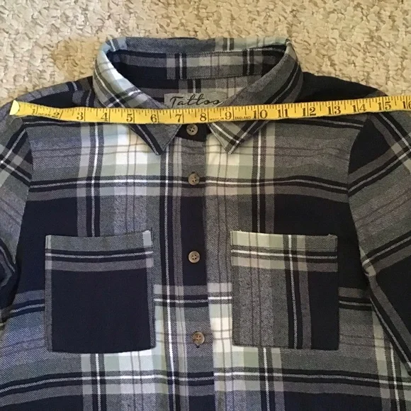 L/S Plaid Button Down - Picture 4 of 6